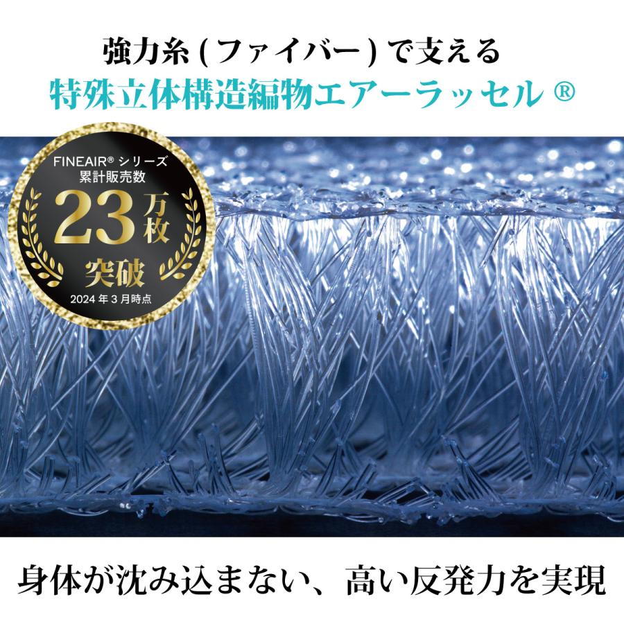 オーシン（OSHIN） 高反発マット シングル 体圧分散 洗える ファイン