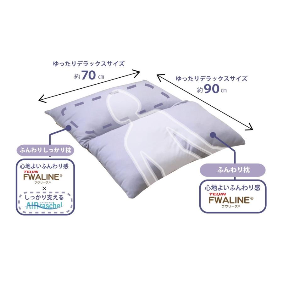オーシン（OSHIN） ワイドタイプ枕 柔らかい 安眠 ツインレストピロー