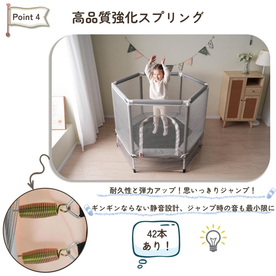 全品5%OFFクーポン利用中】トランポリン ベビーサークル 子供用 BTM