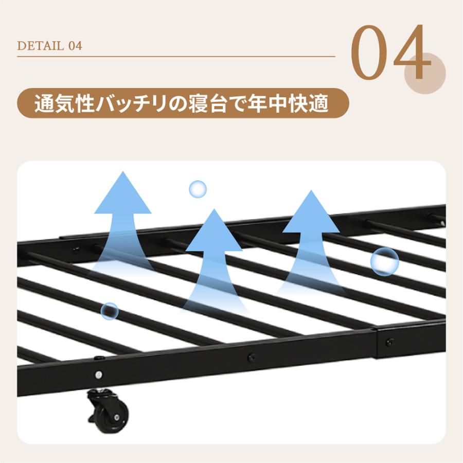 全品5%OFFクーポン利用】ロフトベッド 高いベッド 高さ調節 耐震