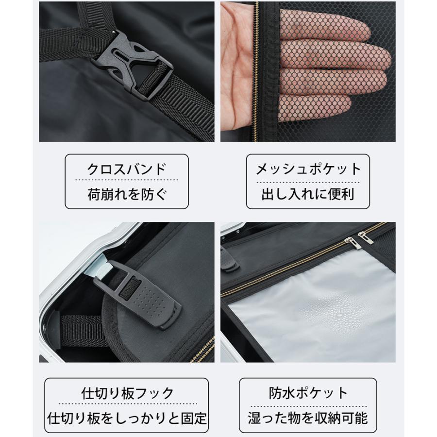 【全品5%OFFクーポン配布中】スーツケース Mサイズ キャリーケース 中型 大容量 超軽量 4日 7日 TASロック搭載 キャリーバッグ おしゃれ 1年間保証 suit_12