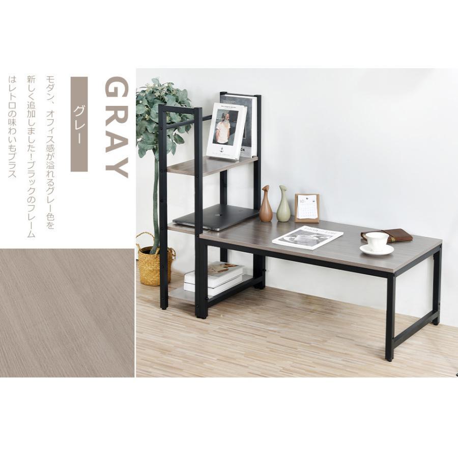 爆買WEEK+5%☆6/21まで】パソコンデスク ロータイプ 一体分離両用 3段