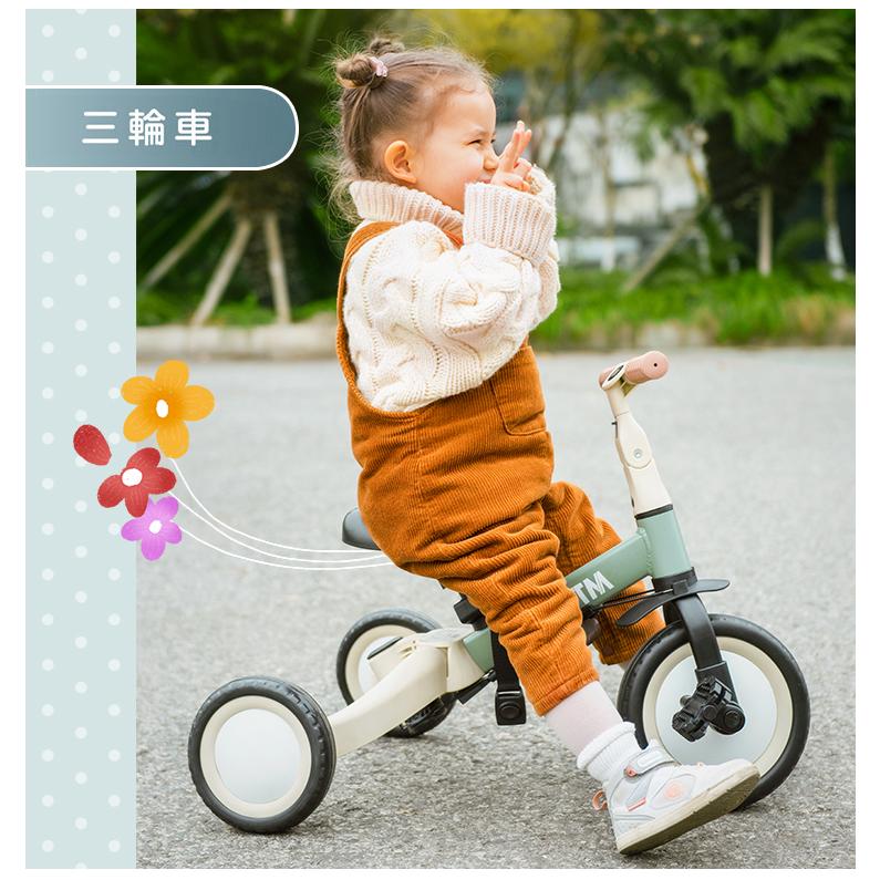三輪車 子供乗せ自転車 子供 5in1 子供用三輪車 ランニングバイク 足けりバイク ベビーカー 手押し棒 BTM ペダル付き 乗用玩具 誕生日プレゼントの画像