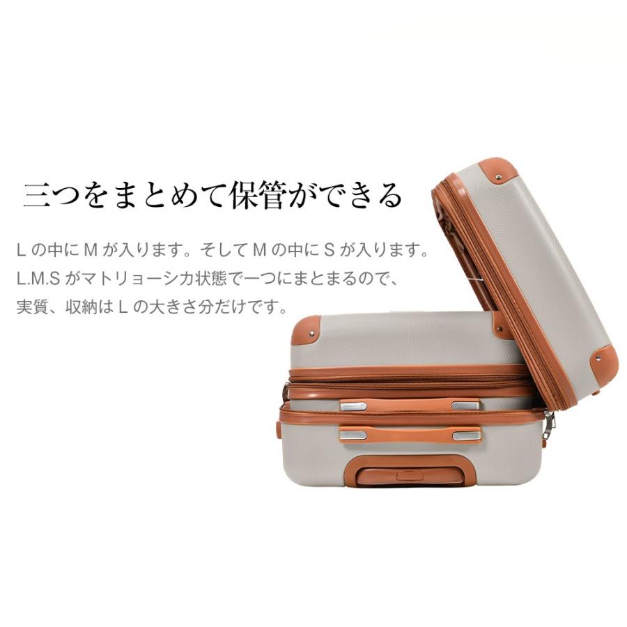 スーツケース Mサイズ キャリーケース キャリーバッグ ストッパー付き