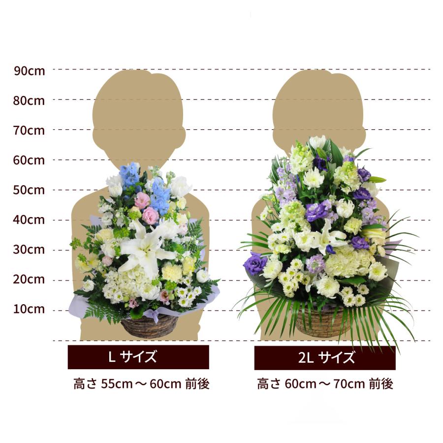 エーデルワイス花の贈り物 最短翌日お届け お供え 花 百合のお供え
