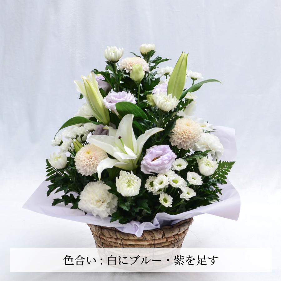 エーデルワイス花の贈り物 最短翌日お届け お供え 花 百合のお供え