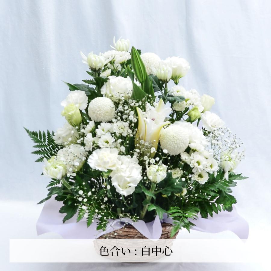 エーデルワイス花の贈り物 最短翌日お届け お供え 花 百合のお供え