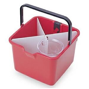 テラモト 仕切付きバケツ　青またはエンジ |  | 01