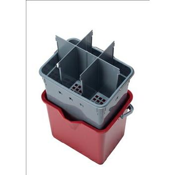 テラモト　仕切付きバケツ２ 青またはエンジ |  | 01