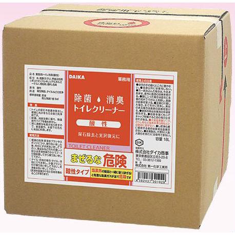 【法人専用】ダイカ　除菌消臭トイレクリーナー酸性 18L | 