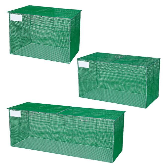 集積ステーション ジャンボメッシュ折りたたみ式 AC360 AC480 AC700 カイスイマレン ごみ収集庫 ゴミ集積場 保管庫 マンション 激安 【代引決済不可】 | 