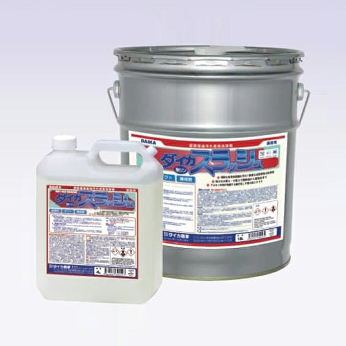 油汚れに特化したアルカリ性強力洗剤 スラッシュ ダイカ 4L×4本 18L | 