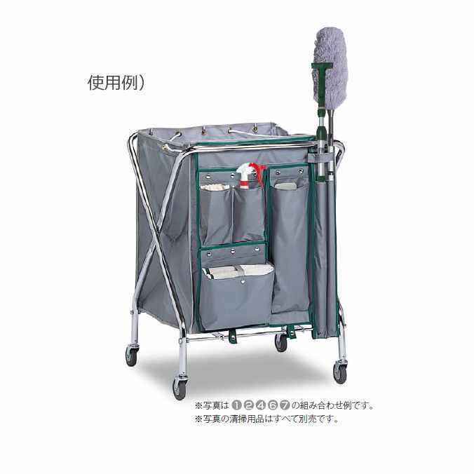 ゴミ回収カート用ポケット BMダストカーオーダーポケット ホルダーポケット テラモト DS-232-680 清掃 店舗 集積 運搬 | テラモト | 03