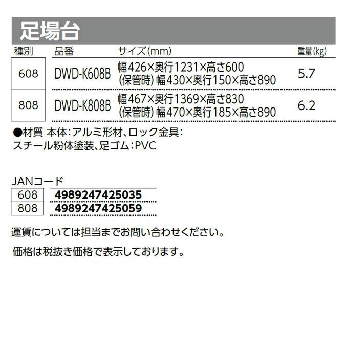 足場台 山崎産業 DWD-K808B 足場 脚立 高所 作業 激安 代引決済不可 |  | 03