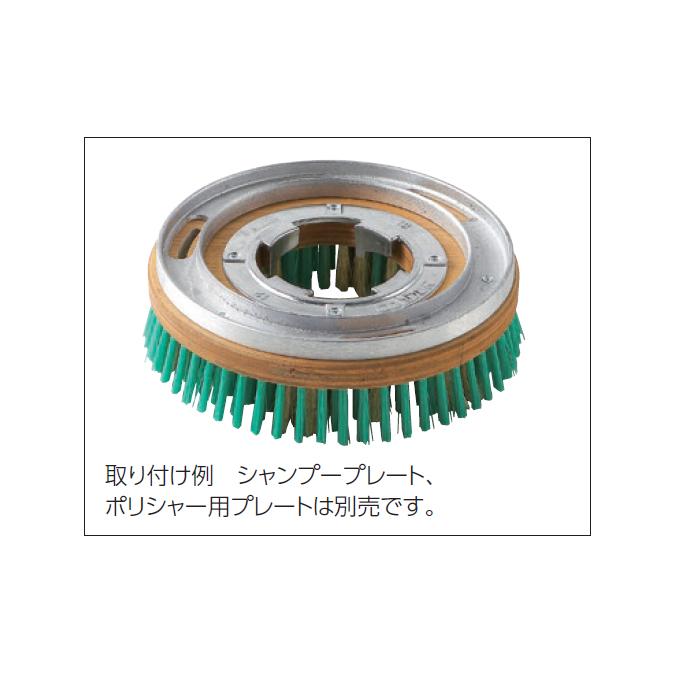 エンボス床面洗浄用 ポリッシャー用ブラシ 真鍮トーロンブラシ 12インチ 14インチ 山崎産業 ポリシャー |  | 01