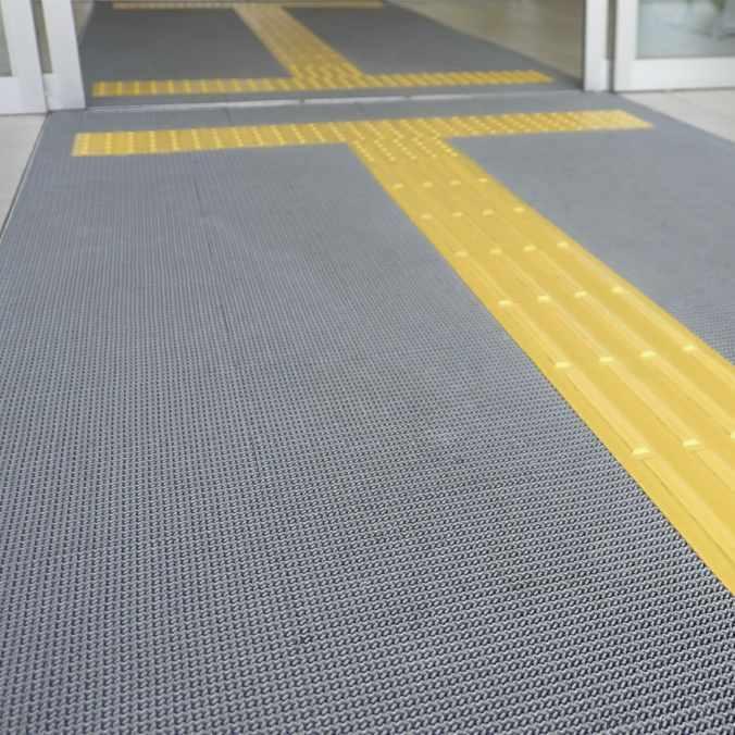 山崎産業 玄関マット 泥落としマット 業務用 風除室 ブイ