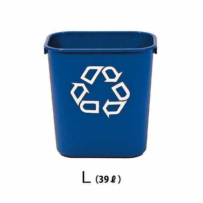 Rubbermaid（ラバーメイド） デスクサイド リサイクル コンテナL