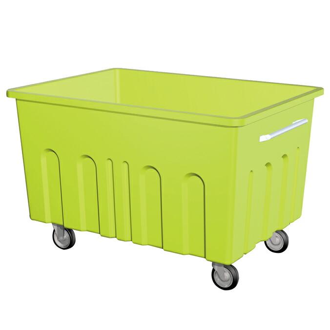 集積搬送カート エコカート H800 キャスター付 800L カイスイマレン ゴミ収集庫 ゴミ箱 ダストボックス ゴミ集積場 マンション 激安 代引決済 個人宅配送不可 | 