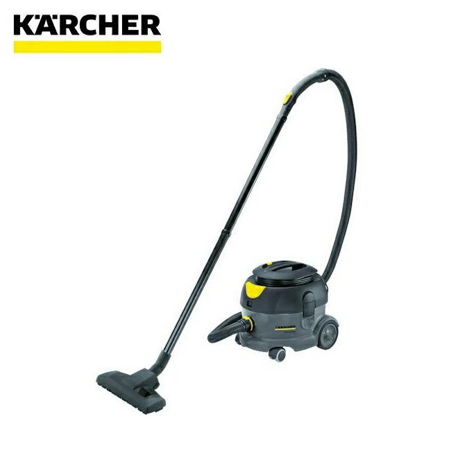ケルヒャージャパン パワフル吸引 ドライクリーナー 業務用掃除機 バキュームクリーナー T12/1 KARCHER フットスイッチ  コンパクト 合成繊維フィルターバック | 