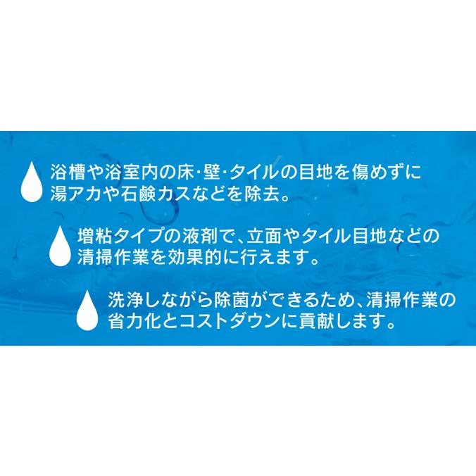 浴室用除菌中性洗剤 サニバスクリーナー 5L ミッケル化学 除菌 浴室清掃 | ミッケル化学 | 02