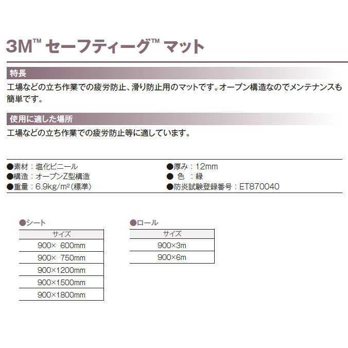 玄関マット 滑り防止 屋内 疲労防止 業務用 3M セーフティーグ マット 90×75cm スリーエム SAF 滑り止め 店舗 室内_1