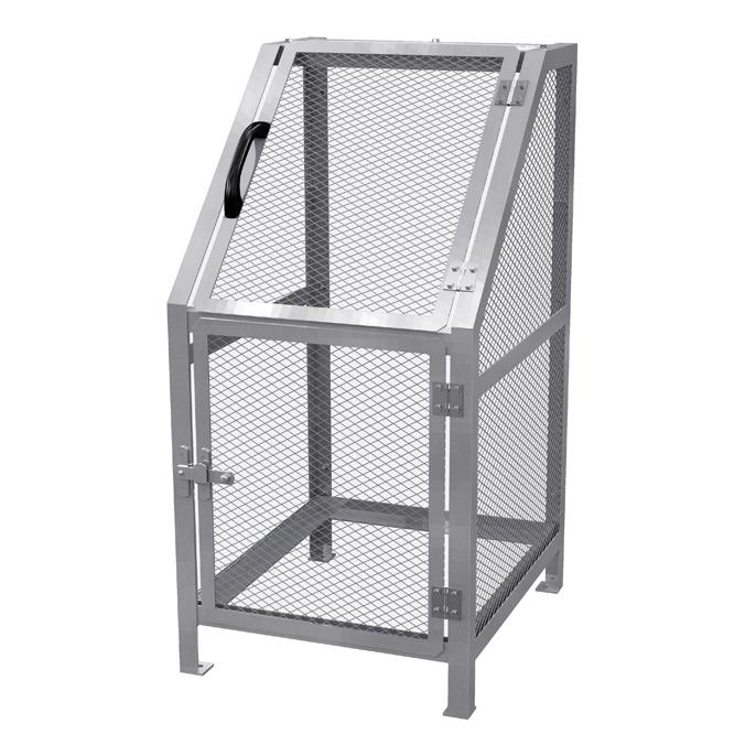 集積ステーション ジャンボメッシュST400 カイスイマレン 400L ごみ収集庫 ゴミ集積場 保管庫 マンション 激安 【代引決済不可】 | 