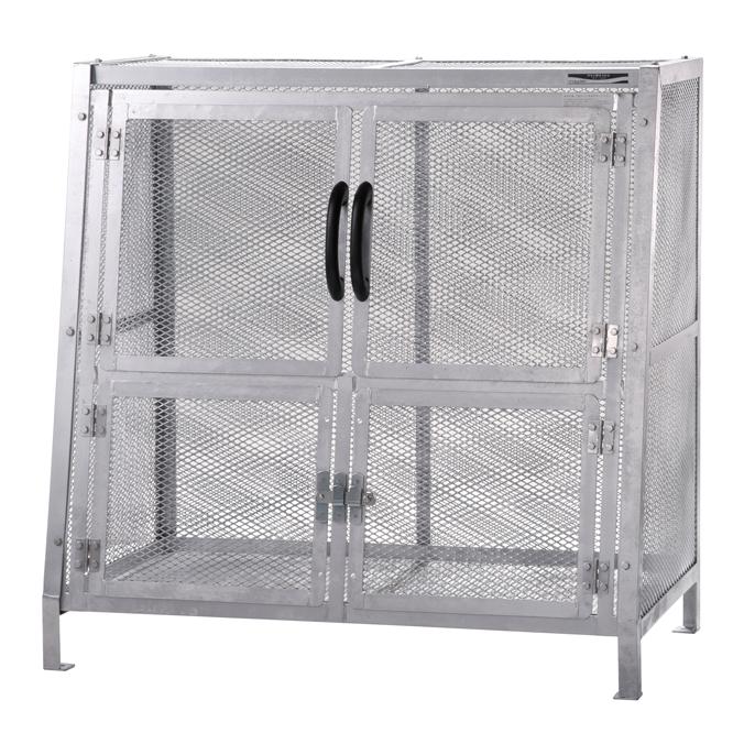 大型集積ゴミステーション ジャンボメッシュ ST760 カイスイマレン 800L ゴミ収集庫 ゴミ箱 ゴミ集積場 マンション 激安)【代引決済・個人宅配送不可】 | 