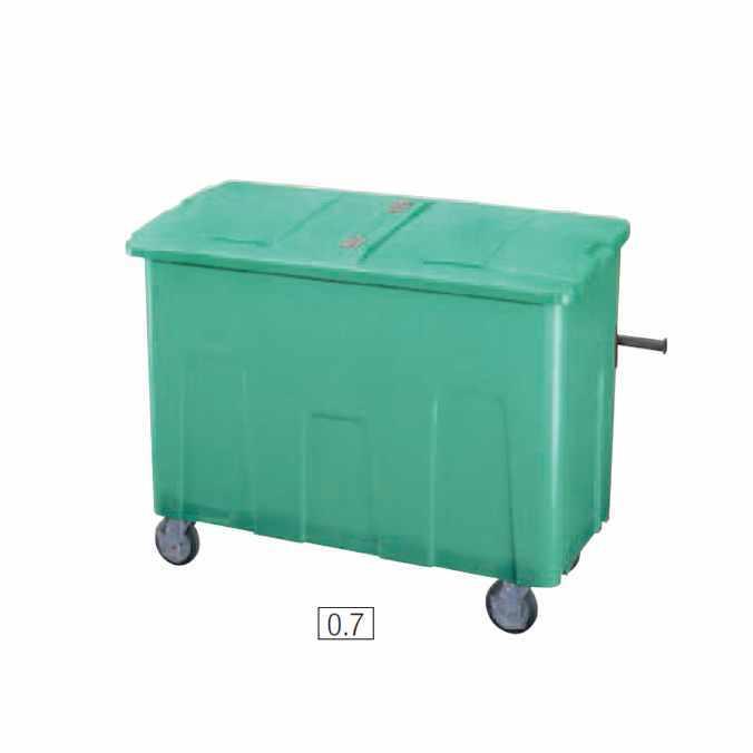 リサイクルカート アウトバー 700L 山崎産業 YD-142L-PC 集積場 代引決済不可