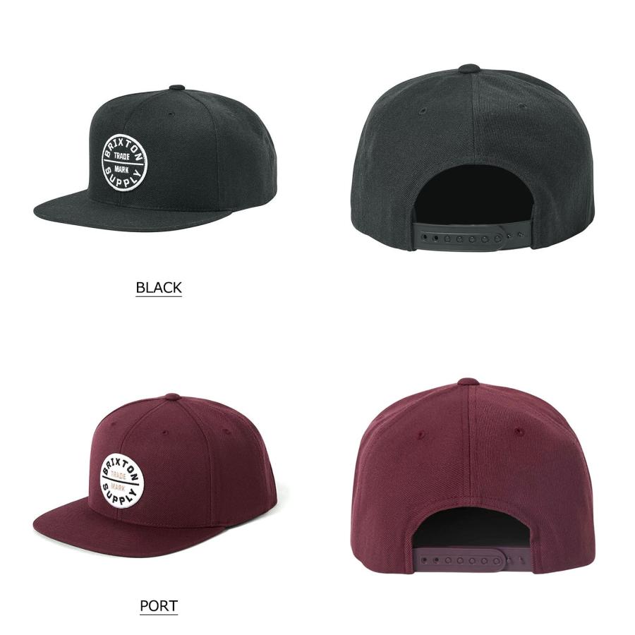 BRIXTON (ブリクストン) OATH III SNAPBACK キャップ メンズ スナップバック ストリート アメカジ ブランド おしゃれ 平つば ワッペン 正規輸入品 | BRIXTON | 08