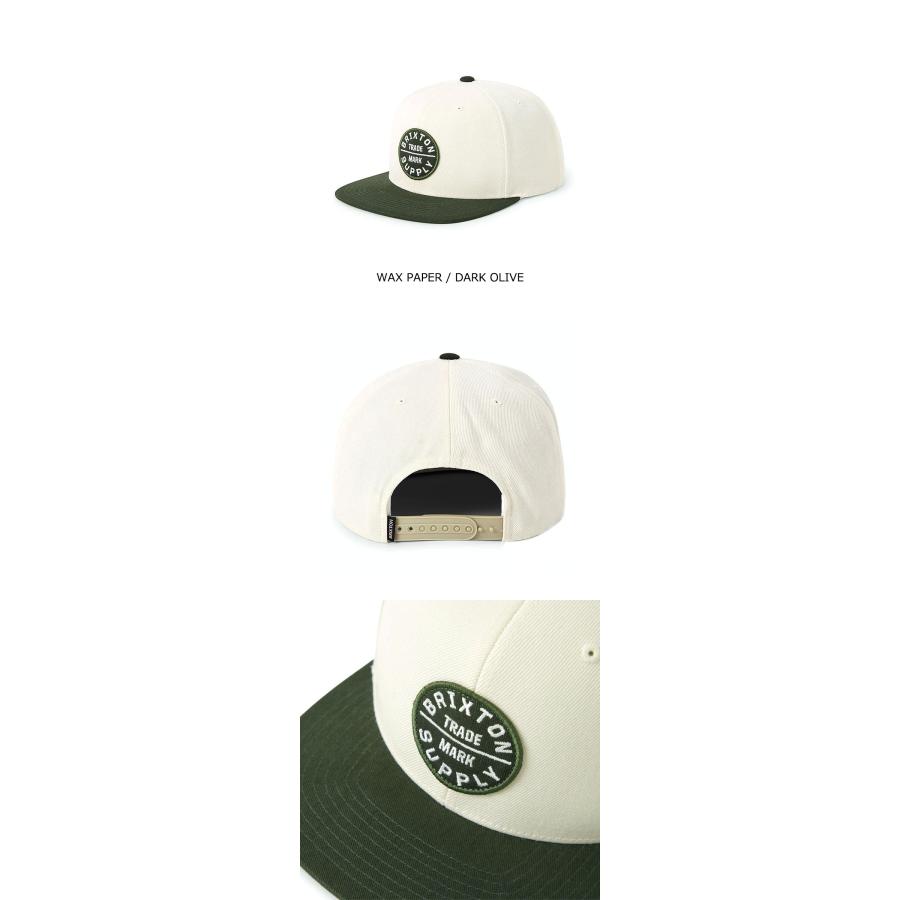 BRIXTON ブリクストン OATH III SNAPBACK 帽子 キャップ メンズ ロゴ 黒 平つば スケボー スケートボード ストリート スナップバック ブランド アメリカ | BRIXTON | 17