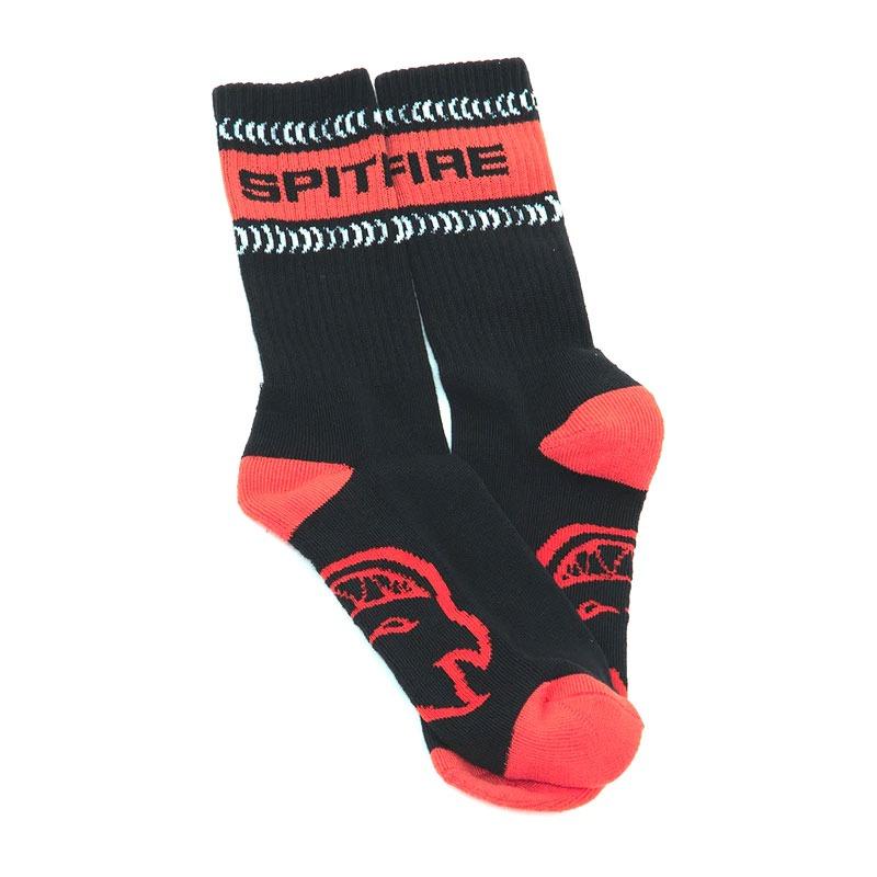 SPITFIRE WHEELS (スピットファイヤー) CLASSIC '87 BIGHEAD 3-Pack Sock 靴下 3足組 くつ下 クルーソックス メンズ 黒 プレゼント スケートボード スケボー | SPITFIRE WHEELS | 02