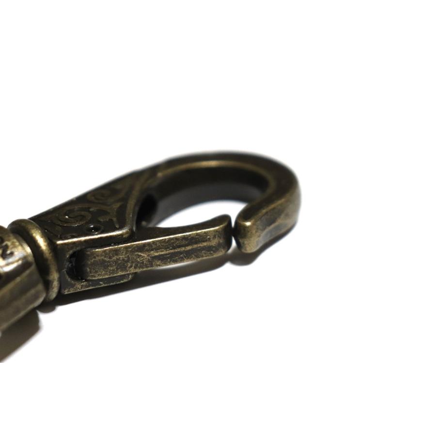 ブリクストン キーチェーン メンズ ブランド カラビナキークリップ キーホルダー おしゃれ 黒 ギフト 正規輸入品 BRIXTON SCROLL KEYCHAIN | BRIXTON | 08