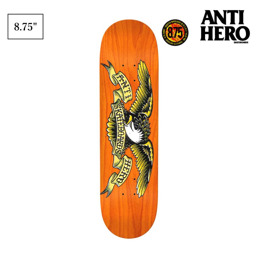 ANTIHERO（アンタイヒーロー） デッキ イーグル スケボー アンチ