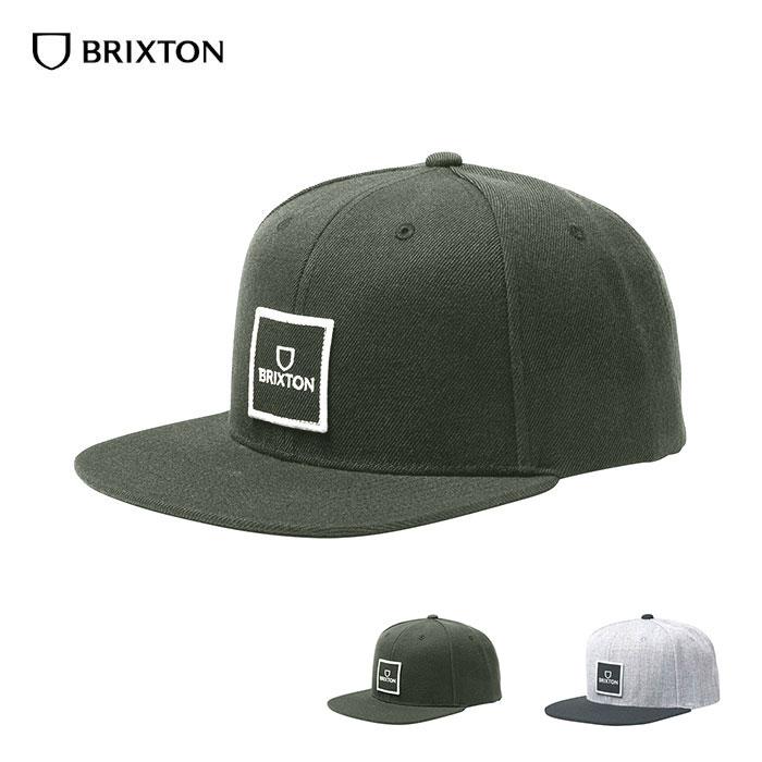 ブリクストン キャップ メンズ ブランド 帽子 平つば フラット アジャスター スナップバック BRIXTON ALPHA SQUARE MP SNAPBACK | BRIXTON