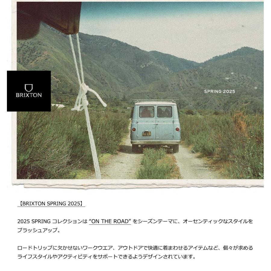 BRIXTON (ブリクストン) PAYMENT SNAPBACK キャップ メンズ ブランド おしゃれ ストリート 平つば ワッペン アメカジ スナップバック 黒 | BRIXTON | 03
