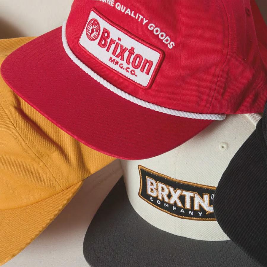 BRIXTON ブリクストン TRADESMAN MP SNPK キャップ メンズ ブランド スナップバック ストリート スケートボード おしゃれ レッド 赤 平つば | BRIXTON | 03