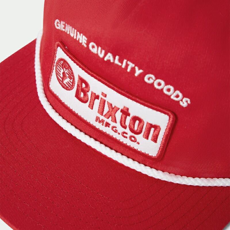 BRIXTON ブリクストン TRADESMAN MP SNPK キャップ メンズ ブランド スナップバック ストリート スケートボード おしゃれ レッド 赤 平つば | BRIXTON | 04