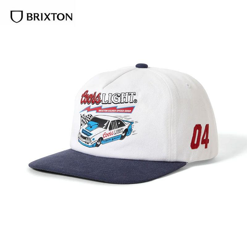 Brixton × Coors COORS LIGHT BLOWER MP SNPK ブリクストン キャップ コラボ cap 帽子 ストリート メンズ ブランド 刺繍 おしゃれ スナップバック | BRIXTON