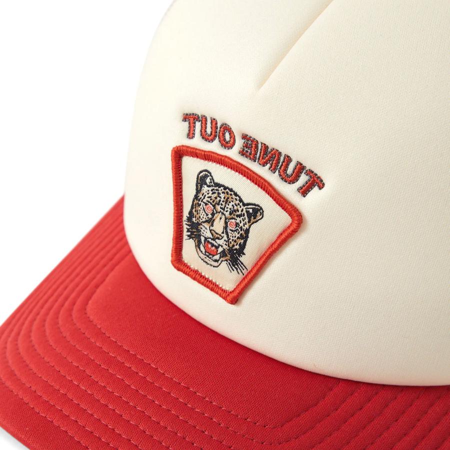 BRIXTON ブリクストン LOST IN REALITY NP MP TRUCKER メッシュキャップ 帽子 ストリート トラッカー メンズ ブランド スケボー スケートボード 白 赤 ロゴ | BRIXTON | 03