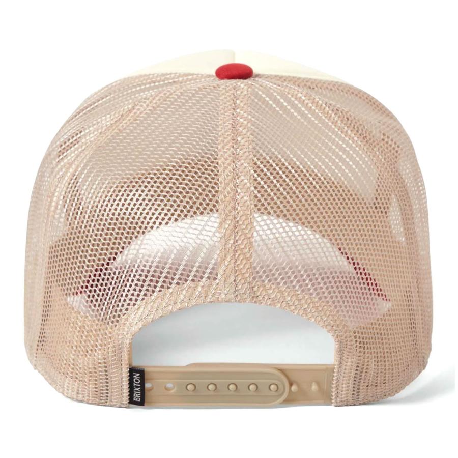 BRIXTON ブリクストン LOST IN REALITY NP MP TRUCKER メッシュキャップ 帽子 ストリート トラッカー メンズ ブランド スケボー スケートボード 白 赤 ロゴ | BRIXTON | 04