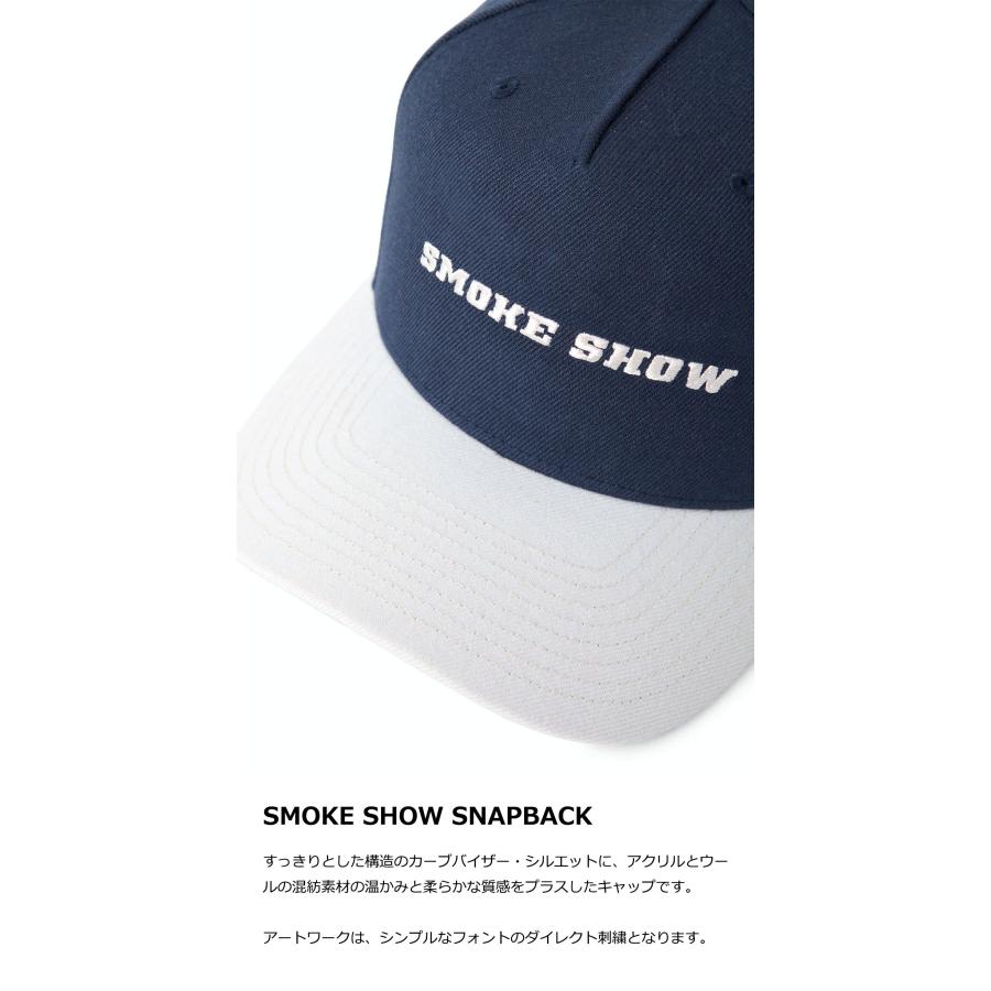 BRIXTON ブリクストン SMOKE SHOW SNAPBACK キャップ スナップ バック メンズ 帽子 ストリート アメカジ スケーター スケボー ブランド ロゴ スケートボード | BRIXTON | 01