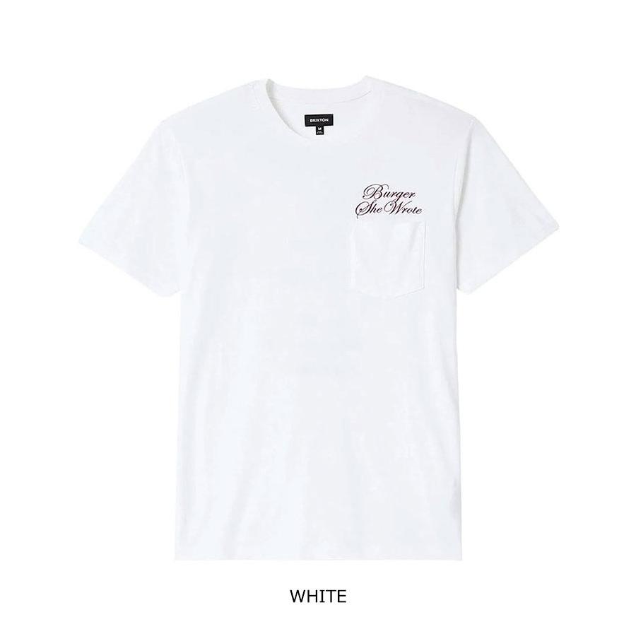 BRIXTON ブリクストン BURGER SHE WROTE POCKET TEE Tシャツ ポケット付き メンズ ポケT アメカジ スケボー スケートボード ストリート ブランド ハンバーガー | BRIXTON | 13
