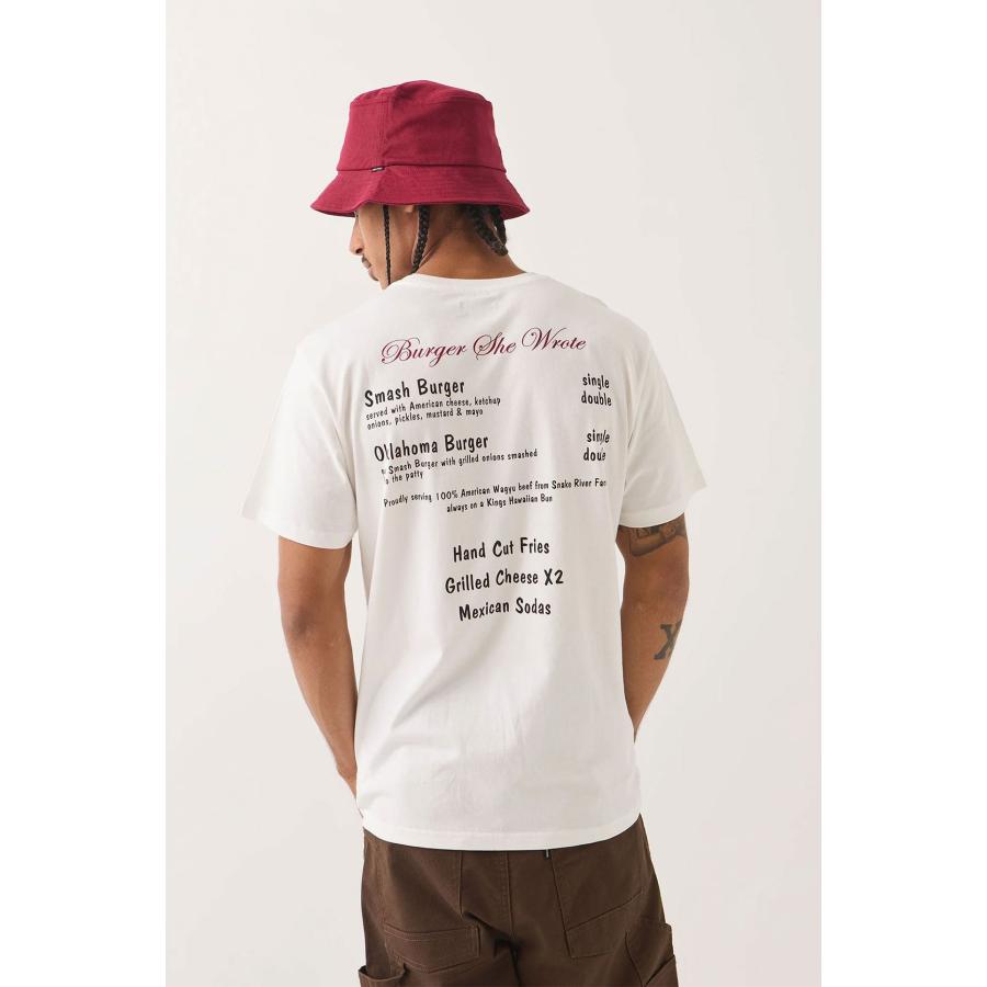 BRIXTON ブリクストン BURGER SHE WROTE POCKET TEE Tシャツ ポケット付き メンズ ポケT アメカジ スケボー スケートボード ストリート ブランド ハンバーガー | BRIXTON | 16