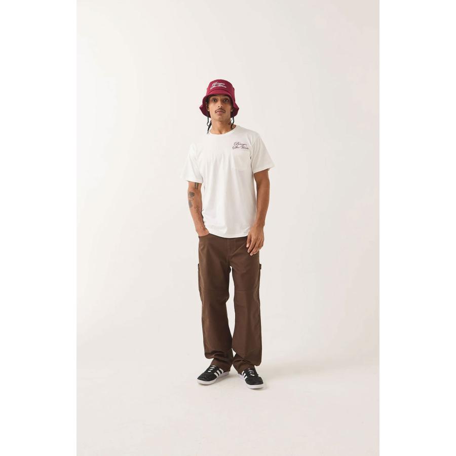 BRIXTON ブリクストン BURGER SHE WROTE POCKET TEE Tシャツ ポケット付き メンズ ポケT アメカジ スケボー スケートボード ストリート ブランド ハンバーガー | BRIXTON | 17