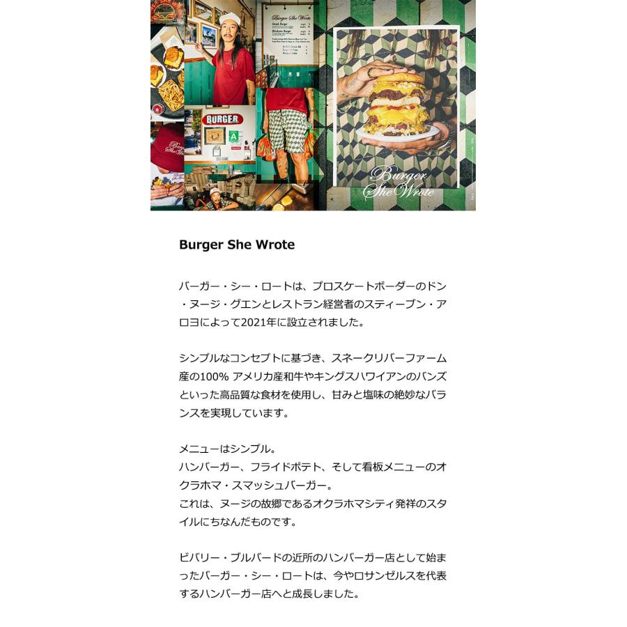 BRIXTON ブリクストン BURGER SHE WROTE POCKET TEE Tシャツ ポケット付き メンズ ポケT アメカジ スケボー スケートボード ストリート ブランド ハンバーガー | BRIXTON | 03