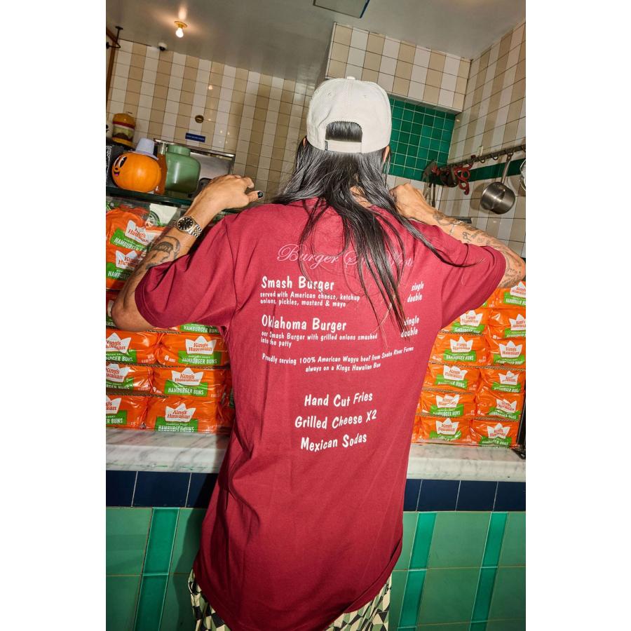 BRIXTON ブリクストン BURGER SHE WROTE POCKET TEE Tシャツ ポケット付き メンズ ポケT アメカジ スケボー スケートボード ストリート ブランド ハンバーガー | BRIXTON | 10