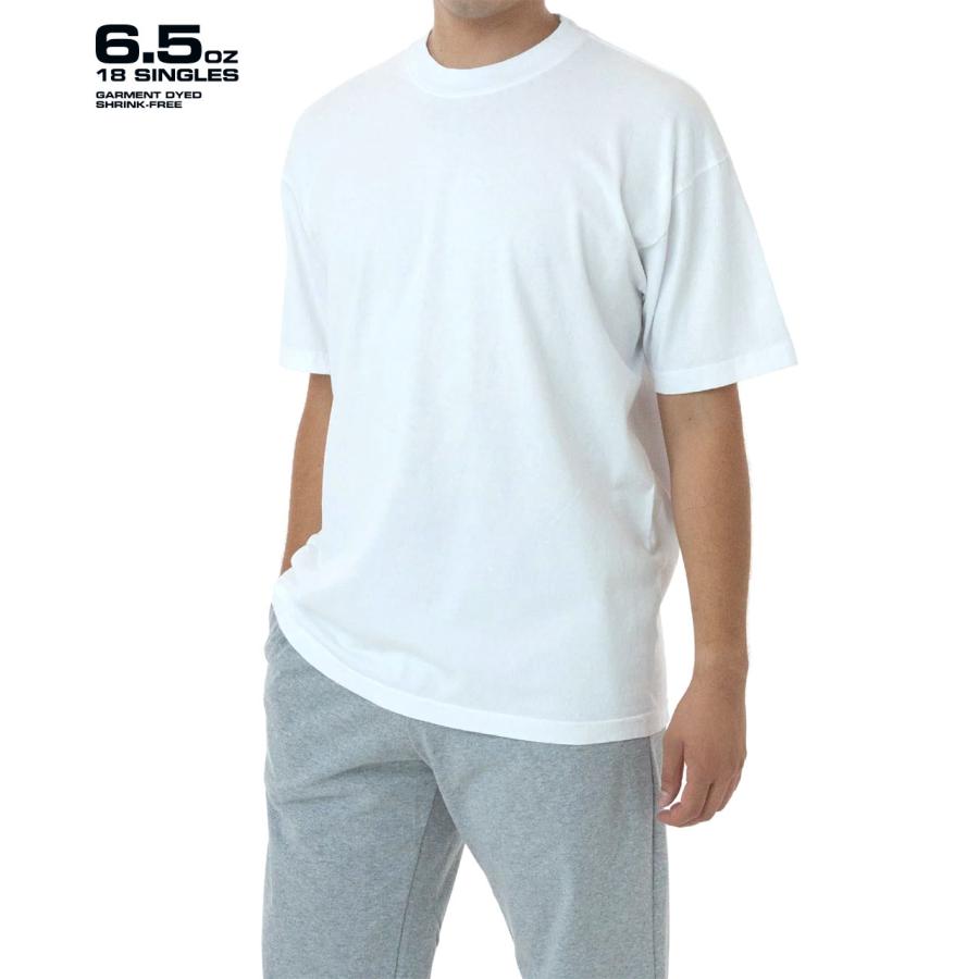 LOS ANGELES APPAREL (ロサンゼルスアパレル) 6.5OZ GARMENT DY E CREW NECK T-SHIRT ロサンゼルスアパレル Tシャツ 厚手 ヘ ビーウェイト 無地 メンズ 半袖 | LOS ANGELES APPAREL | 02