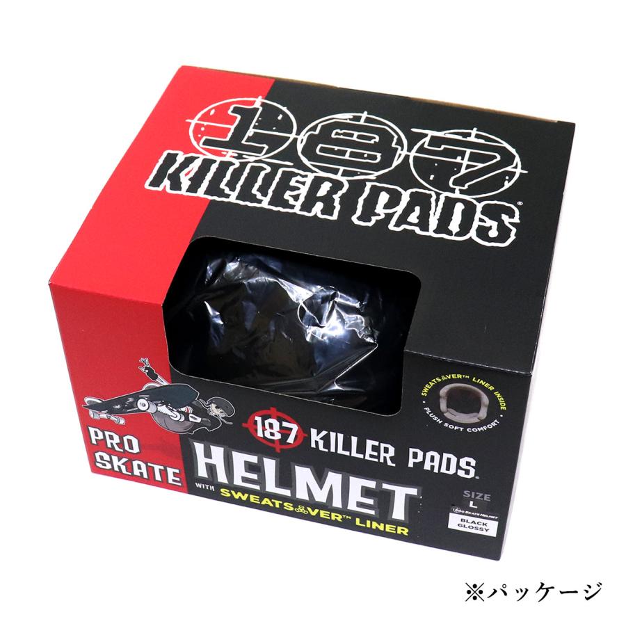 187 KILLER PADS (ワンエイトセブン キラーパッド) PRO SKATE HELMET W/ SWEATSAVER LINER スケートボード スケボー ヘルメット 大人用 キッズ 子供 女性 小学生 187 KILLER PADS (ワンエイトセブン キラーパッド) PRO SKATE HELMET W/ SWEATSAVER LINER スケートボード スケボー ヘルメット 大人用 キッズ 子供 女性 小学生
