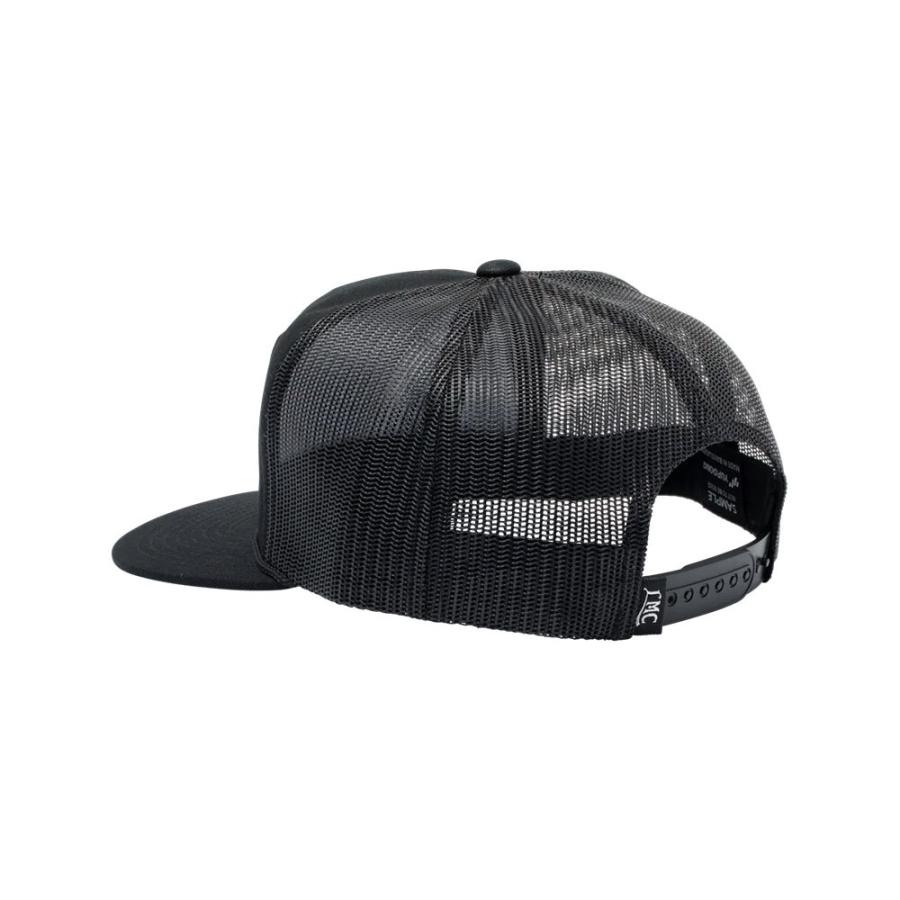 Loser Machine ルーザーマシーン CHAINS HAT loser machine cap キャップ ストリート ブランド ロゴ フラット メッシュ 黒 バイカー メンズ 帽子 トラッカー | LOSER MACHINE | 01