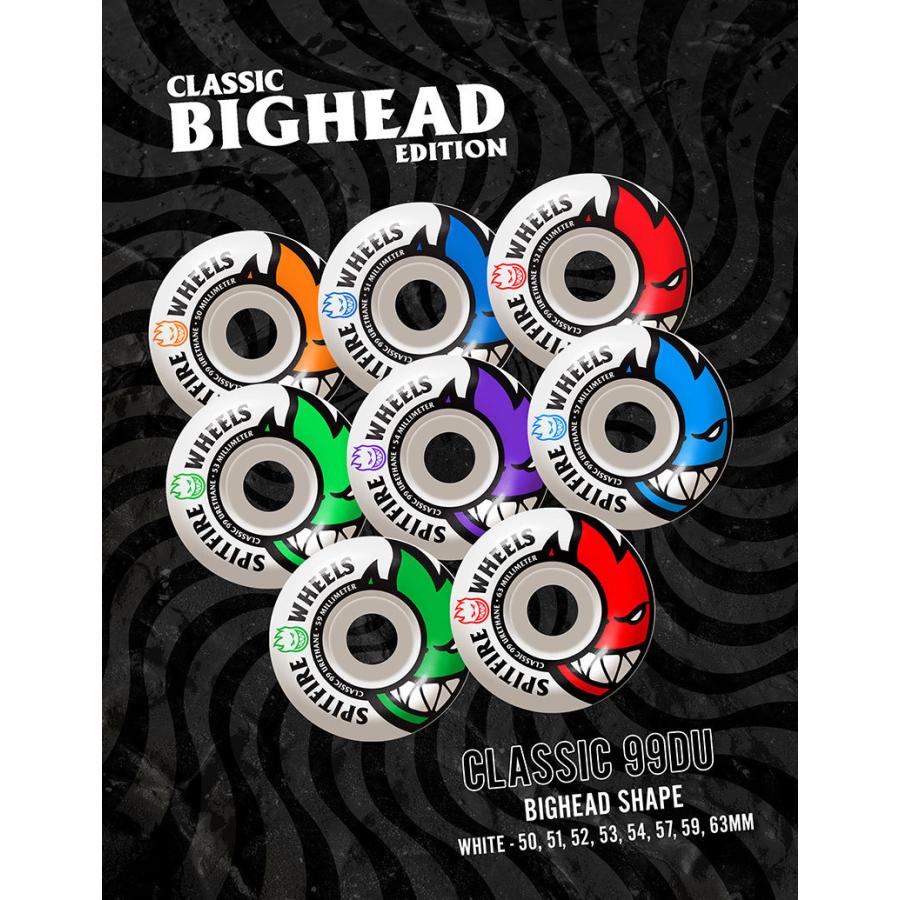SPITFIRE WHEELS (スピットファイヤー) BIGHEAD 99DURO 52mm スケート